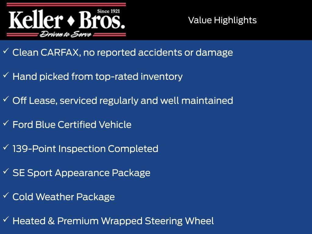 Certified 2022 Ford Escape SE w/ SE Sport Appearance Package image 9