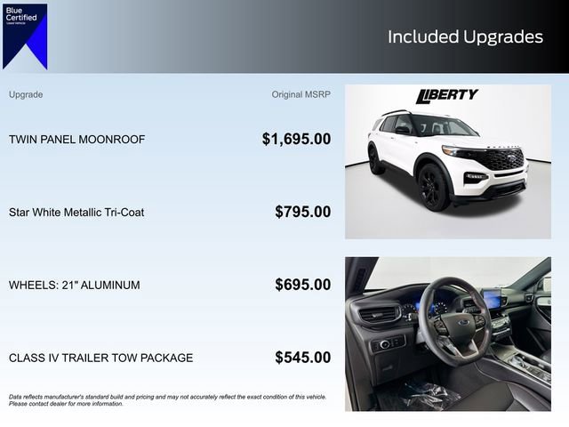 Certified 2023 Ford Explorer ST-Line w/ Class IV Trailer Tow Package image 9