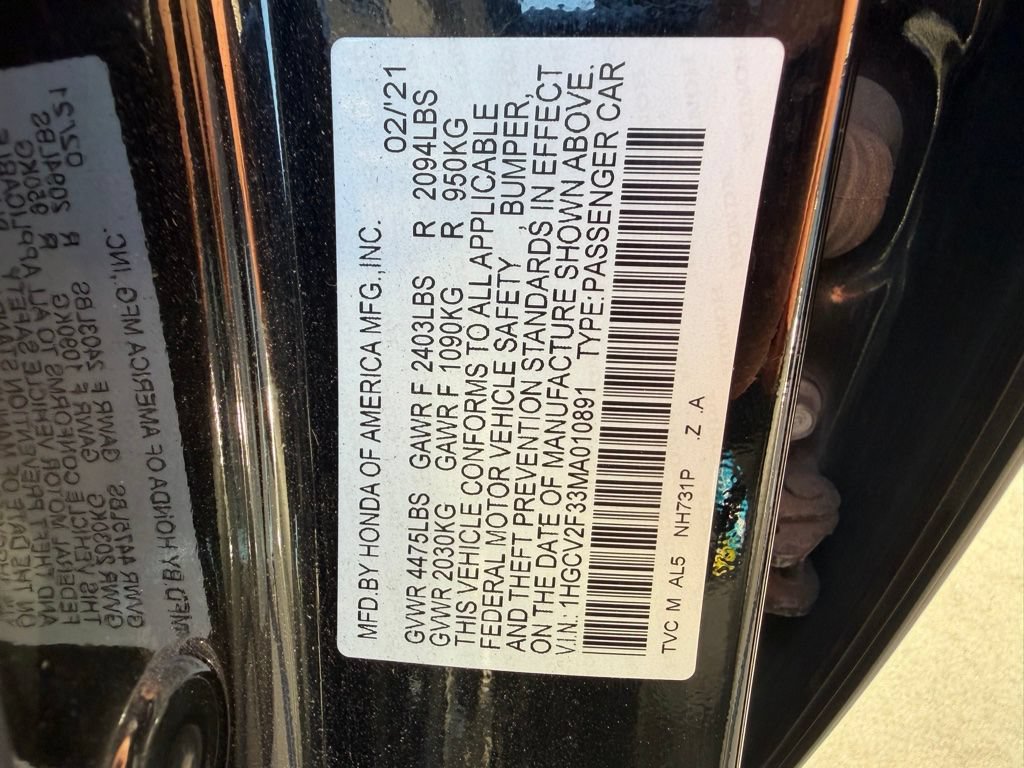 Used 2021 Honda Accord Sport image 5