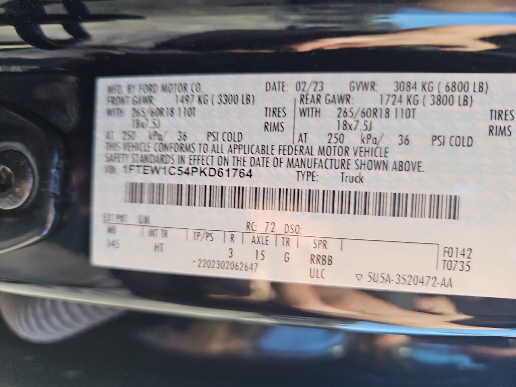 Certified 2023 Ford F150 Lariat RWD image 36