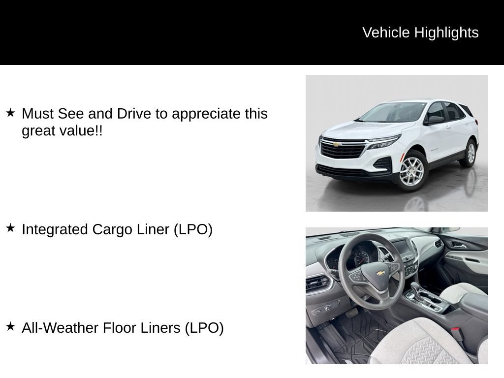 Used 2023 Chevrolet Equinox LS w/ LPO, Floor Liner Package AWD/4WD image 17