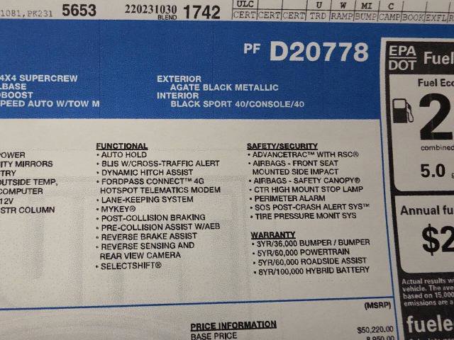 Certified 2023 Ford F150 XLT w/ Equipment Group 302A High AWD/4WD image 26