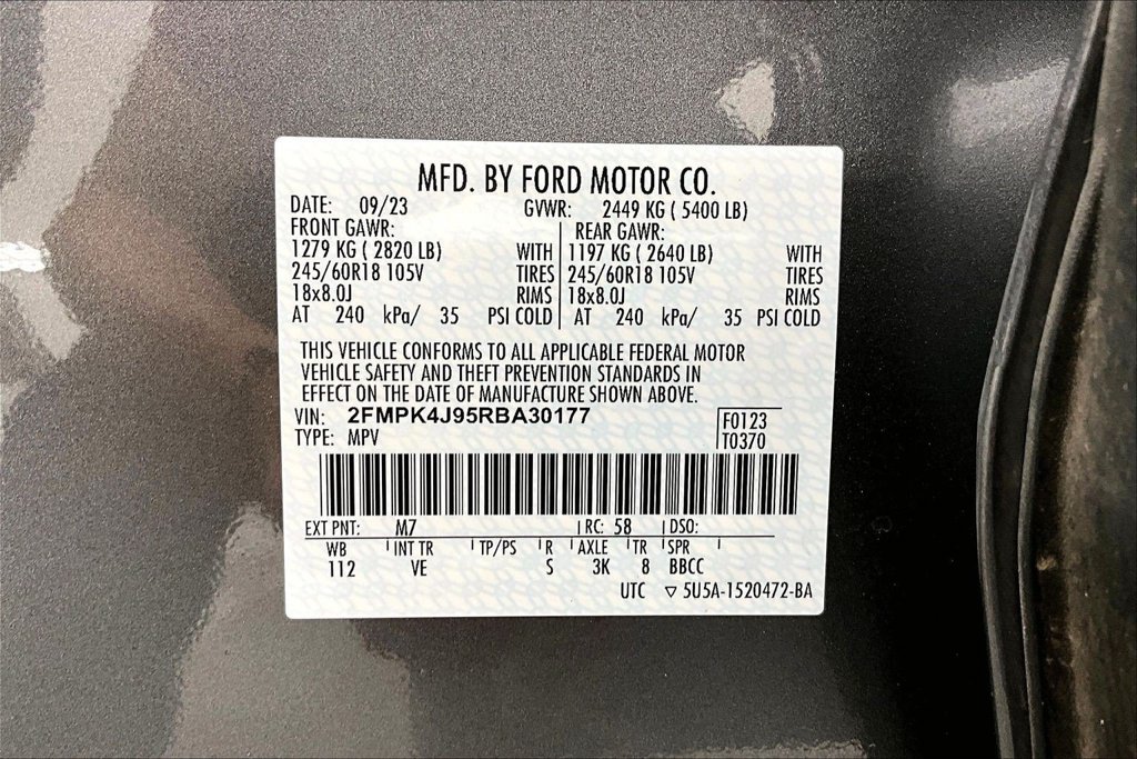 Certified 2024 Ford Edge SEL w/ Convenience Package AWD/4WD image 35