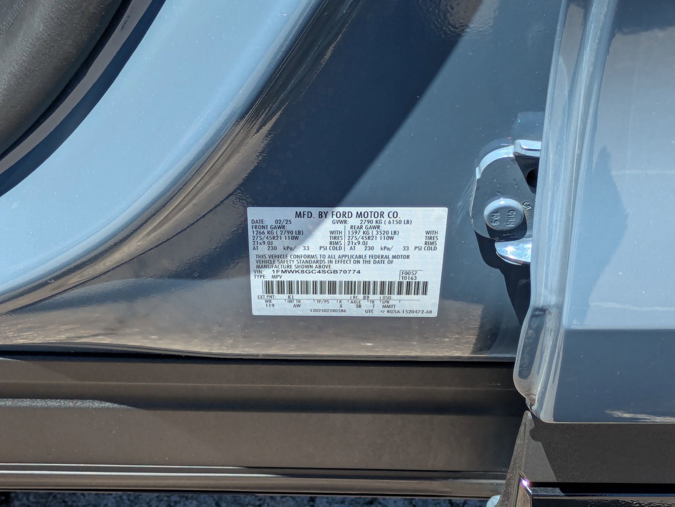 Certified 2025 Ford Explorer ST w/ Sun And Sound Package AWD/4WD image 44
