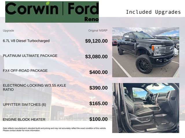 Certified 2019 Ford F250 Platinum w/ Platinum Ultimate Package AWD/4WD image 3