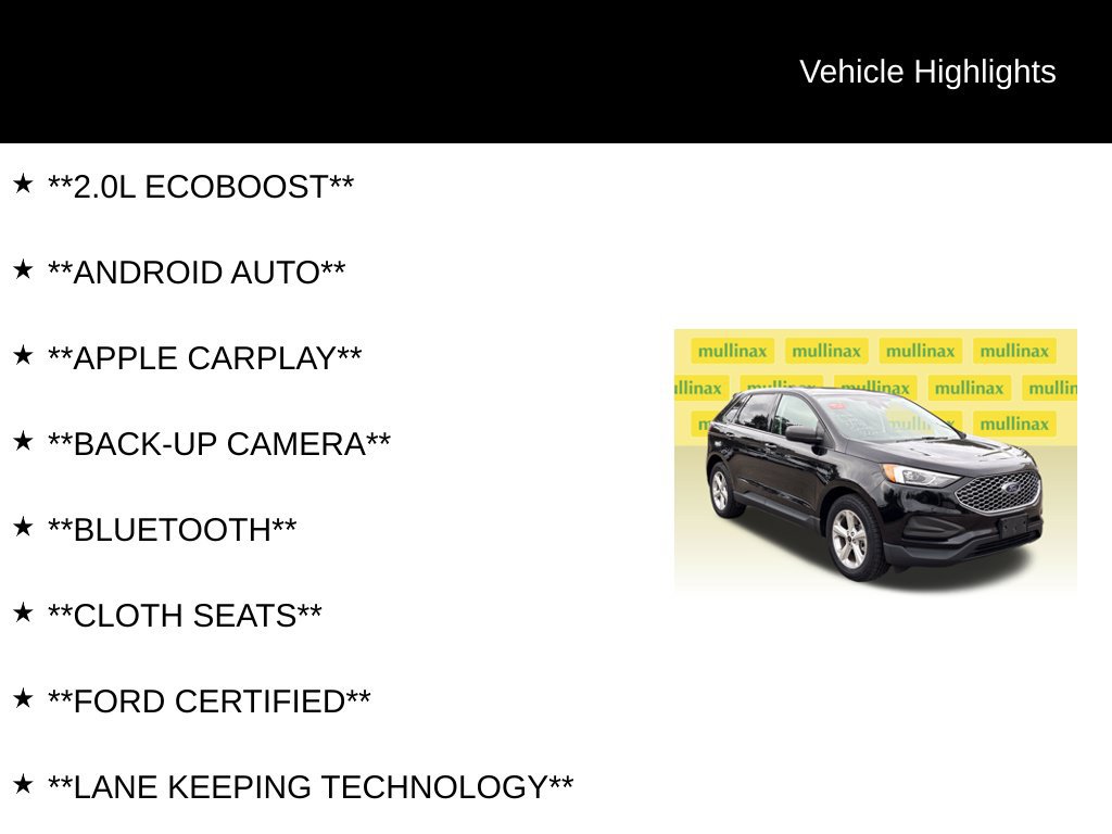 Certified 2023 Ford Edge SE AWD/4WD image 13
