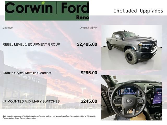 Used 2025 RAM 2500 Rebel w/ Rebel Level 1 Equipment Group AWD/4WD image 3