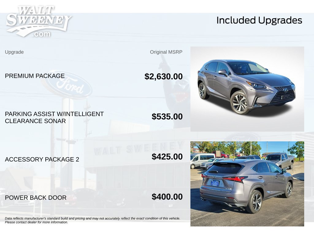Used 2021 Lexus NX 300 AWD w/ Premium Package image 12
