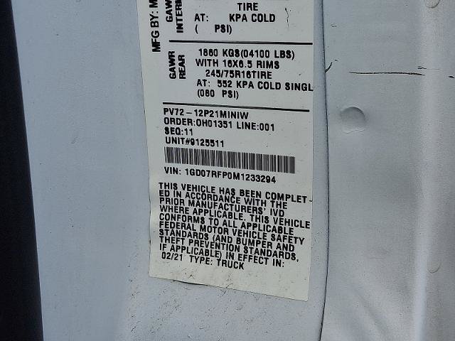 Used 2021 GMC Savana 3500 w/ Power Convenience Package RWD image 24