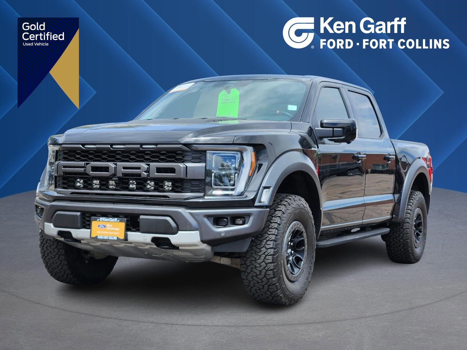 Certified 2022 Ford F150 Raptor w/ Equipment Group 801A High