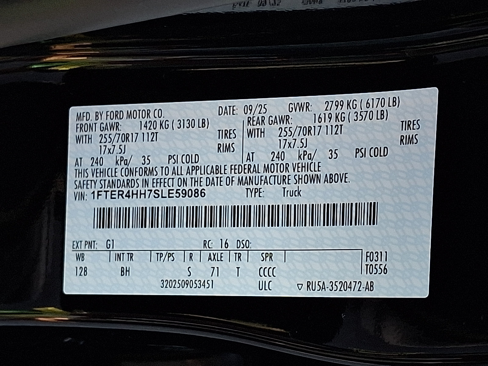 Certified 2025 Ford Ranger XLT w/ Trailer Tow Package AWD/4WD image 28