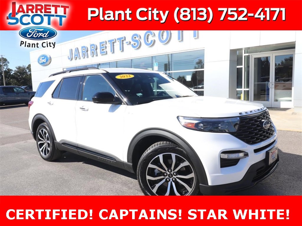 Certified 2022 Ford Explorer ST-Line w/ Class IV Trailer Tow Package