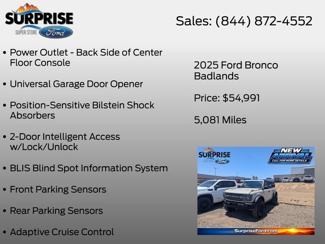 Certified 2025 Ford Bronco Badlands AWD/4WD image 22
