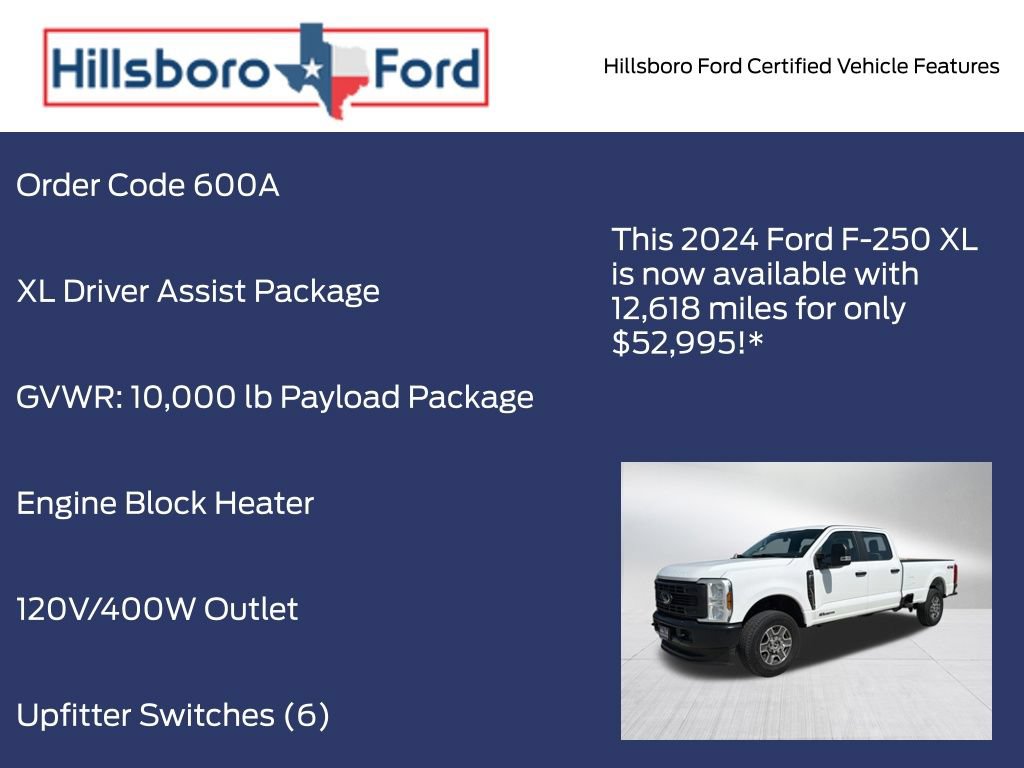 Certified 2024 Ford F250 XL w/ XL Driver Assist Package AWD/4WD image 5