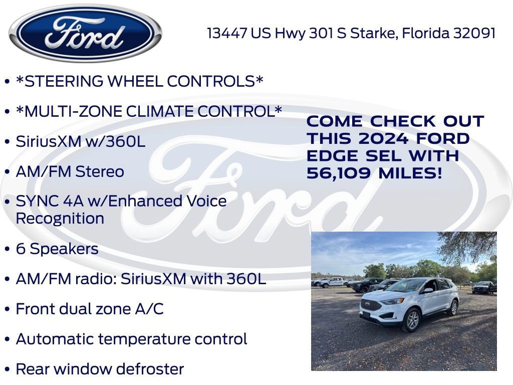 Certified 2024 Ford Edge SEL AWD/4WD image 17