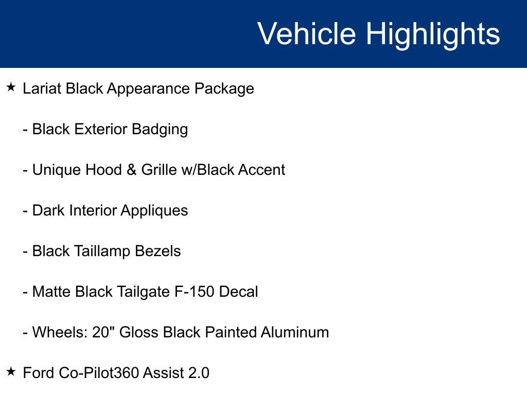 Certified 2023 Ford F150 Lariat w/ Equipment Group 502A High image 24
