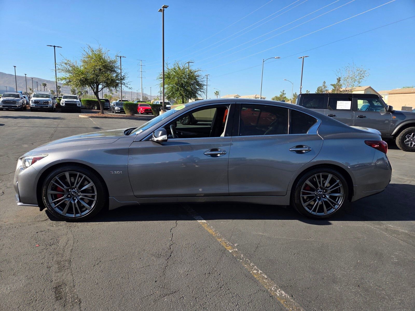 Used 2019 INFINITI Q50 Red Sport 400 w/ Proactive Package image 3