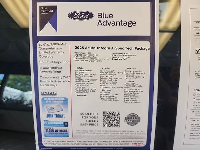 Used 2025 Acura Integra A-Spec w/ Technology Package FWD image 27