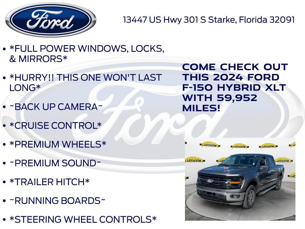 Certified 2024 Ford F150 XLT w/ Mobile Office Package image 13
