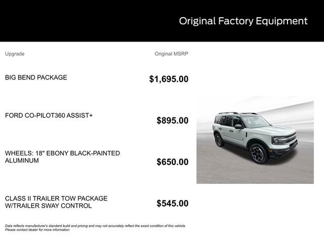 Certified 2021 Ford Bronco Sport Big Bend w/ Big Bend Package image 14