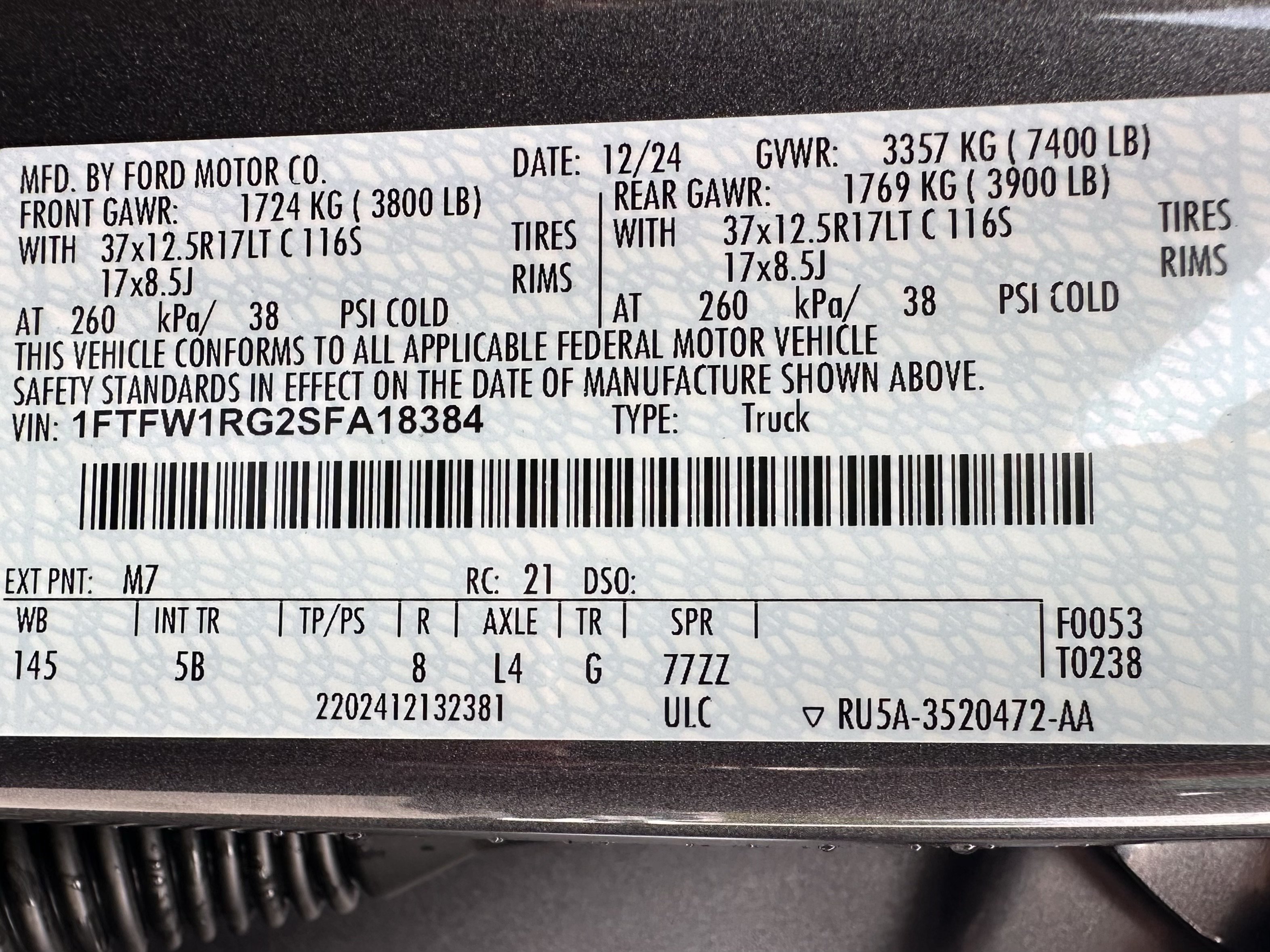Certified 2025 Ford F150 Raptor AWD/4WD image 33