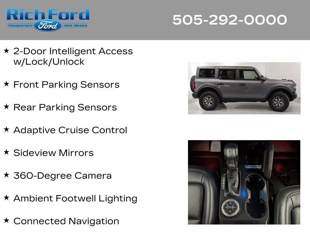 Certified 2025 Ford Bronco Badlands AWD/4WD image 86