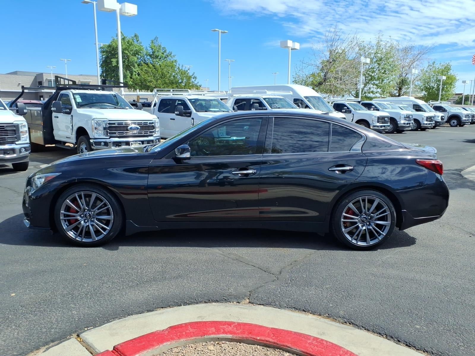 Used 2023 INFINITI Q50 Red Sport 400 w/ Black Opal Edition RWD image 7