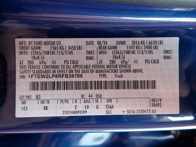 Certified 2024 Ford F150 STX w/ Equipment Group 201A FX4 AWD/4WD image 23