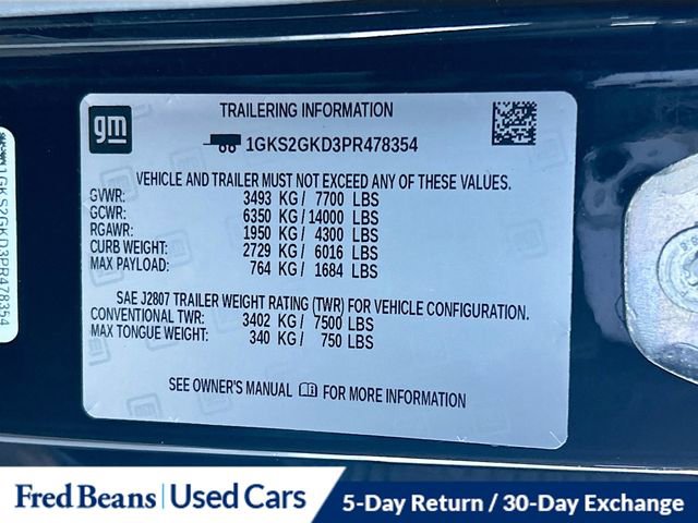 Used 2023 GMC Yukon XL SLT w/ SLT Luxury Package image 37