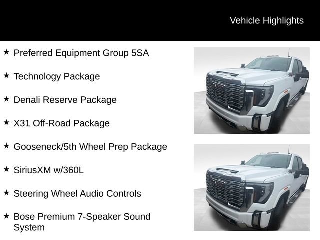 Used 2024 GMC Sierra 3500 Denali w/ Denali Reserve Package AWD/4WD image 7