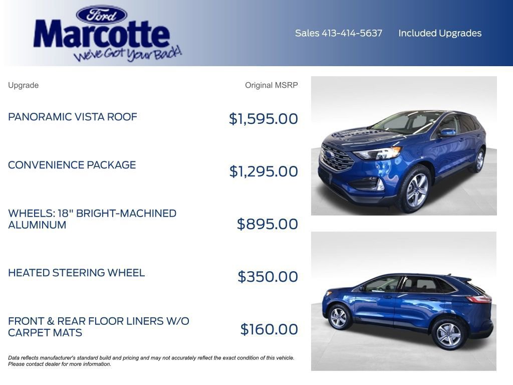 Certified 2022 Ford Edge SEL w/ Convenience Package image 9