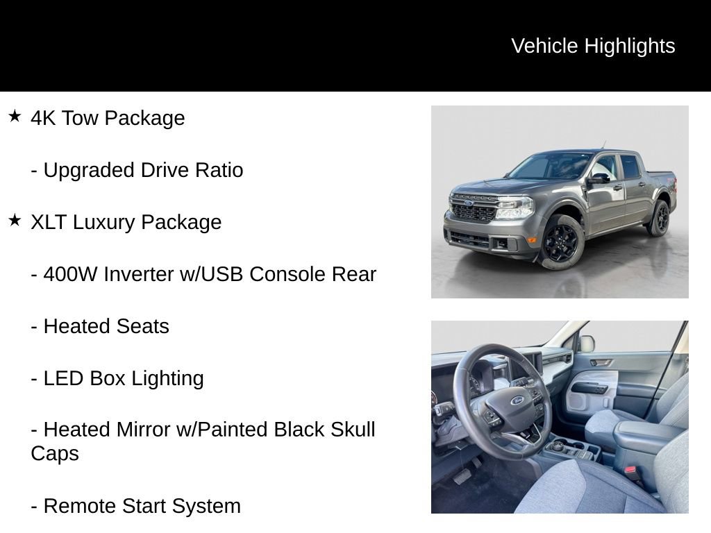 Certified 2024 Ford Maverick XLT w/ XLT Luxury Package AWD/4WD image 16