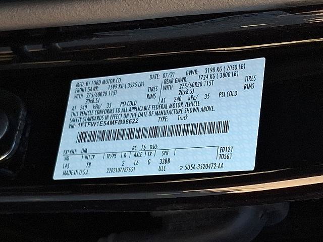 Certified 2021 Ford F150 XLT w/ Equipment Group 302A High AWD/4WD image 27