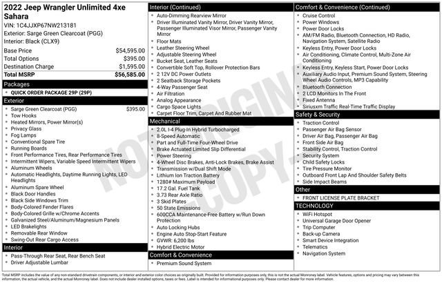 Used 2022 Jeep Wrangler Unlimited Sahara image 35