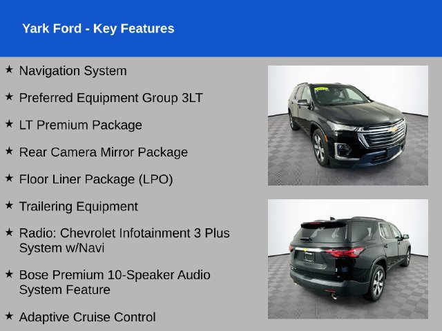 Used 2023 Chevrolet Traverse LT w/ LT Premium Package AWD/4WD image 2