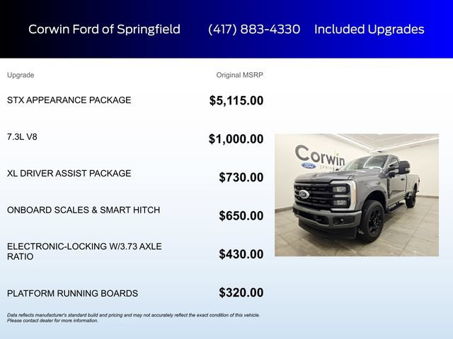 Certified 2025 Ford F350 XL w/ STX Appearance Package AWD/4WD image 6