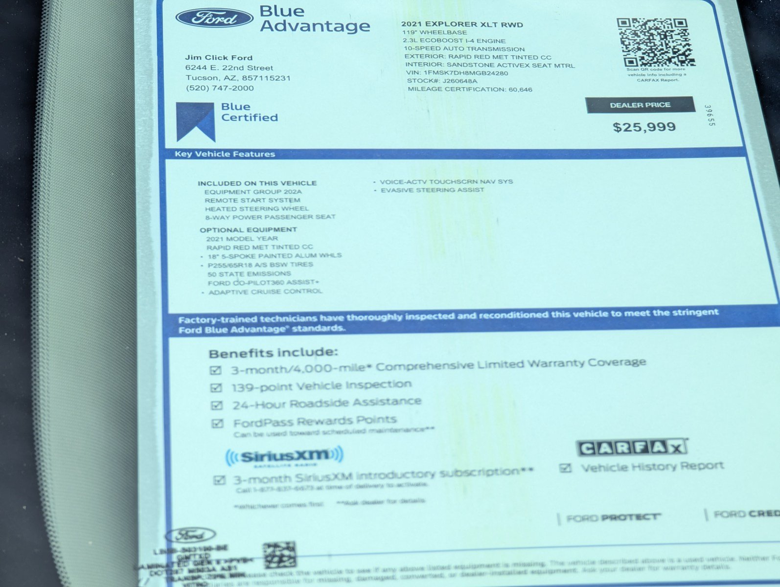 Certified 2021 Ford Explorer XLT w/ Equipment Group 202A RWD image 14