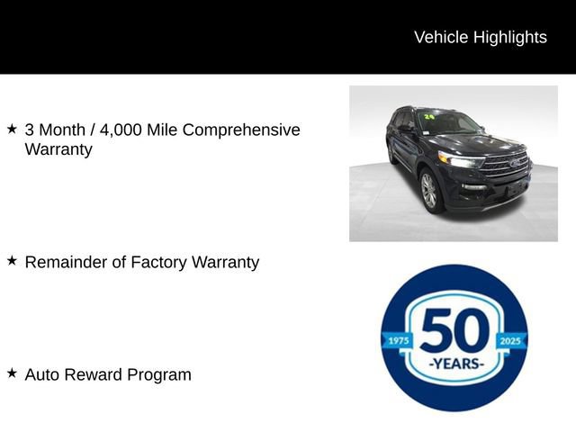 Certified 2024 Ford Explorer XLT w/ Equipment Group 202A image 9