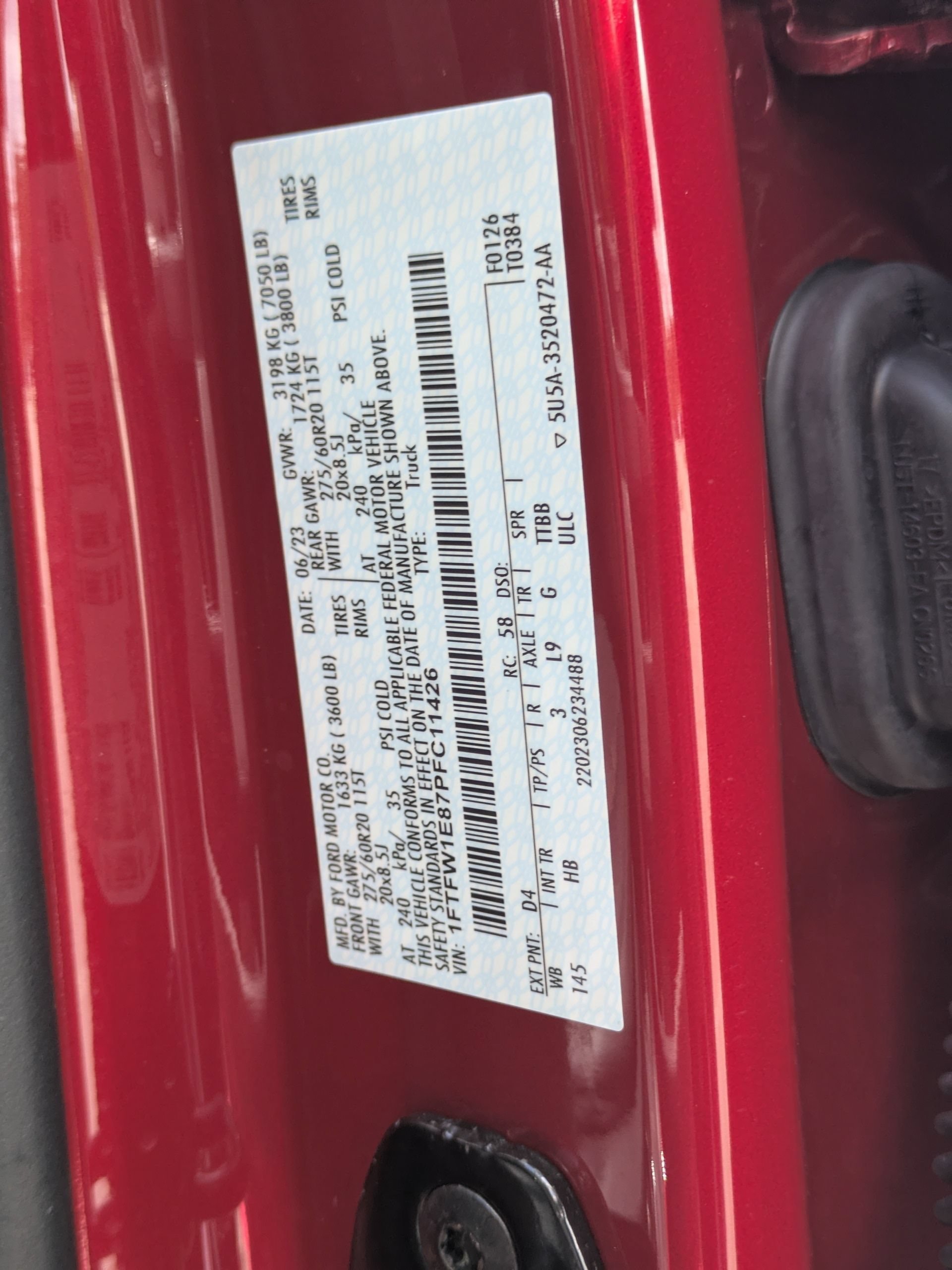 Certified 2023 Ford F150 Lariat w/ Equipment Group 502A High AWD/4WD image 44