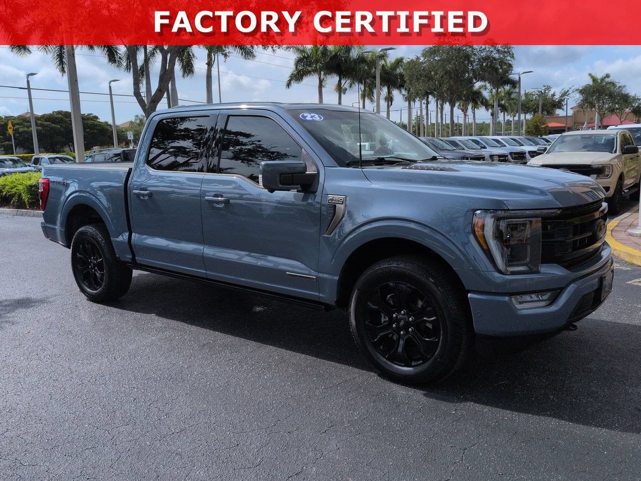 Certified 2023 Ford F150 Platinum w/ Equipment Group 701A High AWD/4WD image 2