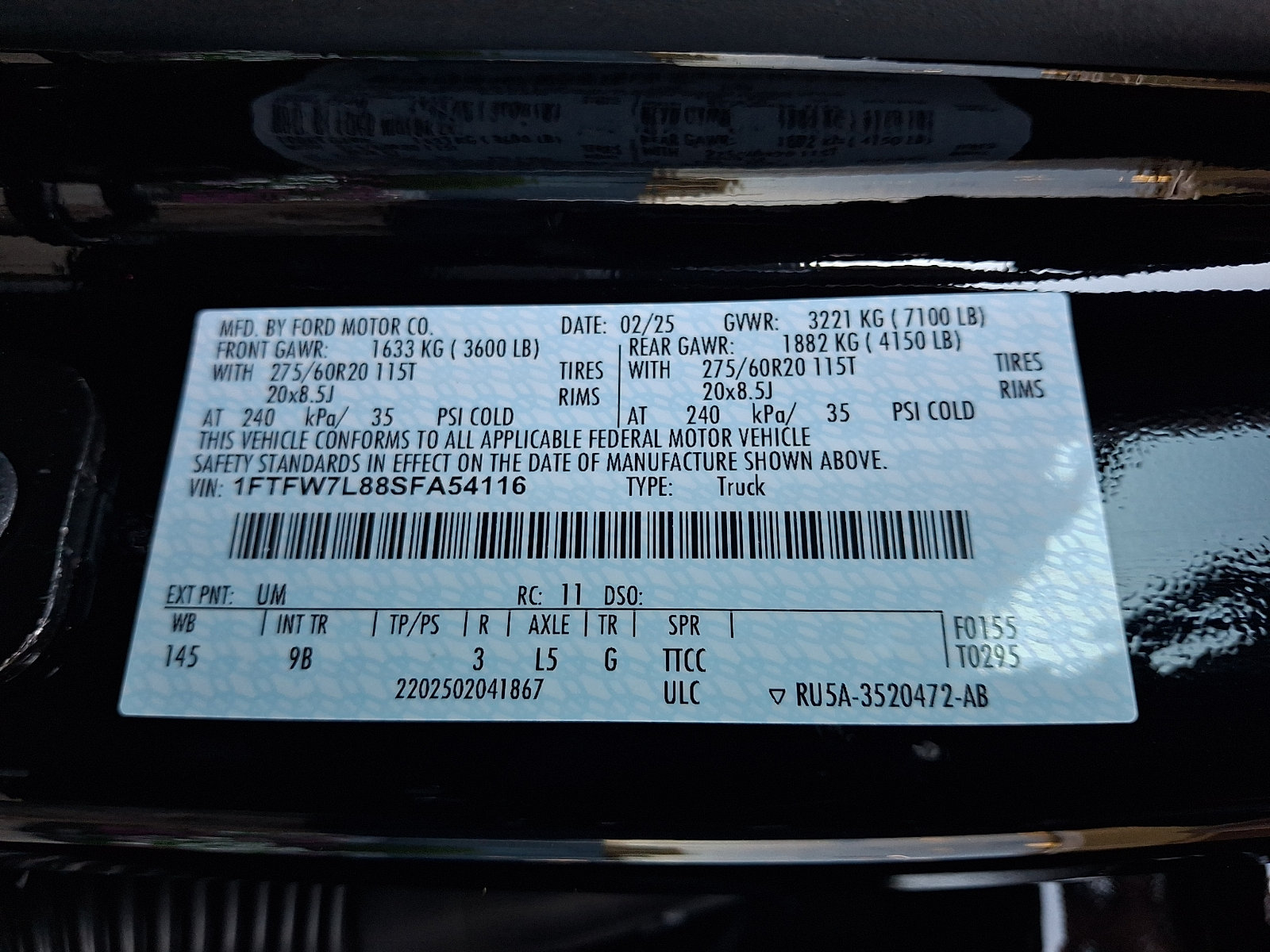Certified 2025 Ford F150 Platinum AWD/4WD image 27