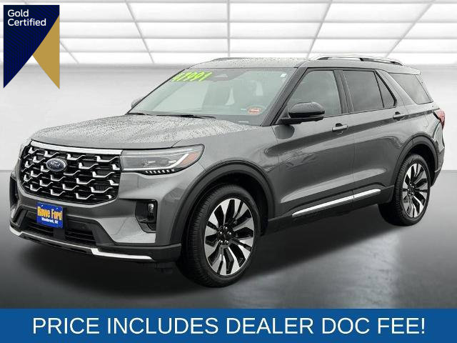 Certified 2025 Ford Explorer Platinum w/ LUX Leather Package