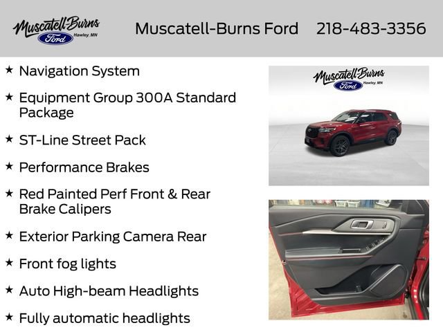 Certified 2025 Ford Explorer ST-Line w/ ST-Line Street Pack image 4