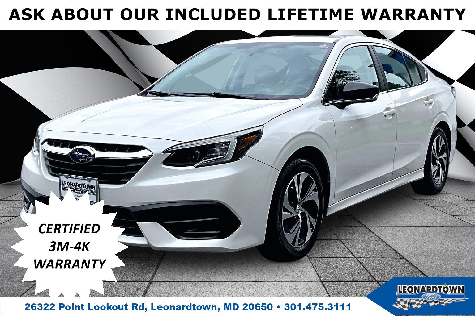 Used 2021 Subaru Legacy w/ Alloy Wheel Package