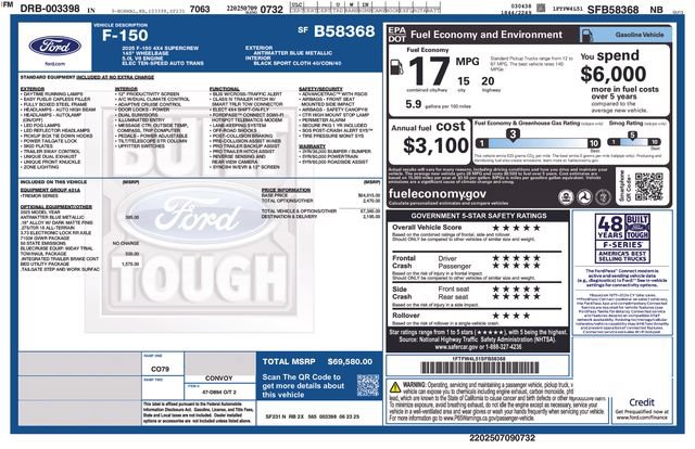 Certified 2025 Ford F150 Tremor w/ Bed Utility Package AWD/4WD image 5