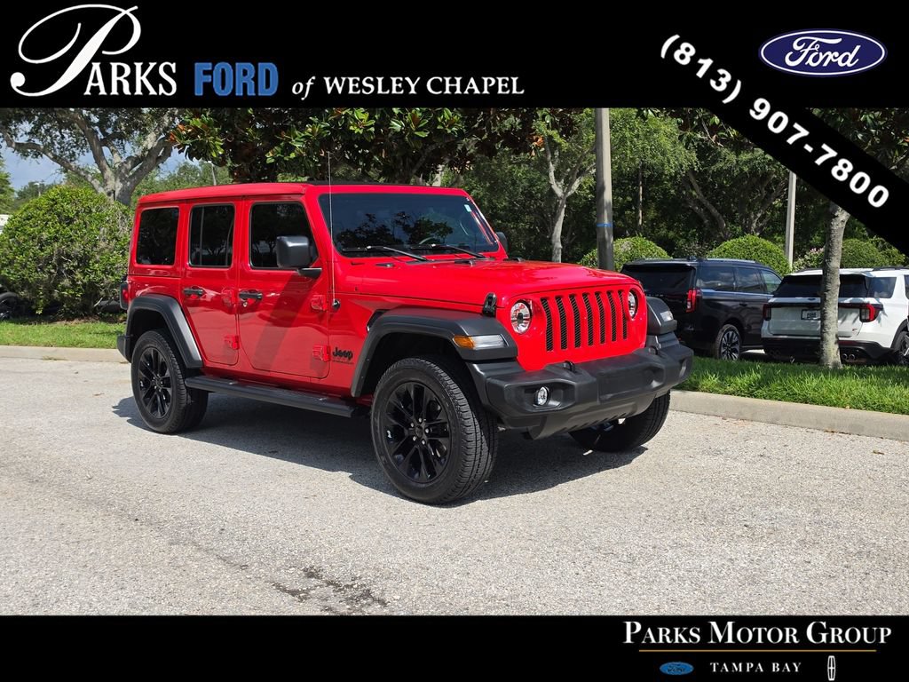 Used 2023 Jeep Wrangler Unlimited Sport w/ Sun And Sound Package AWD/4WD video 1