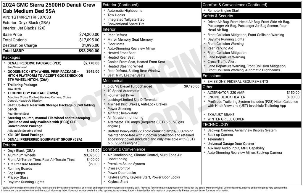 Used 2024 GMC Sierra 2500 Denali w/ Denali Reserve Package image 10