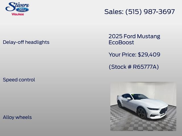 Certified 2025 Ford Mustang Coupe RWD image 16