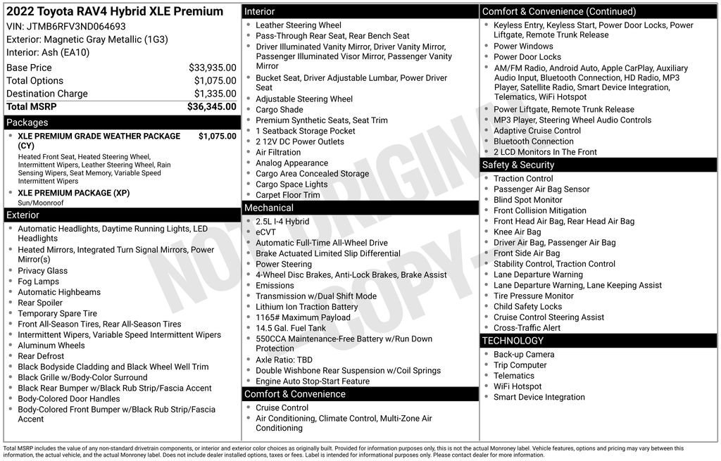 Used 2022 Toyota RAV4 XLE Premium image 28