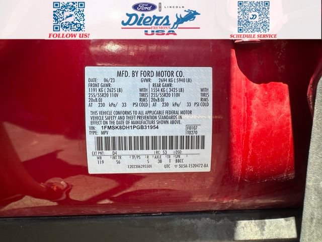 Certified 2023 Ford Explorer XLT w/ Equipment Group 202A AWD/4WD image 21